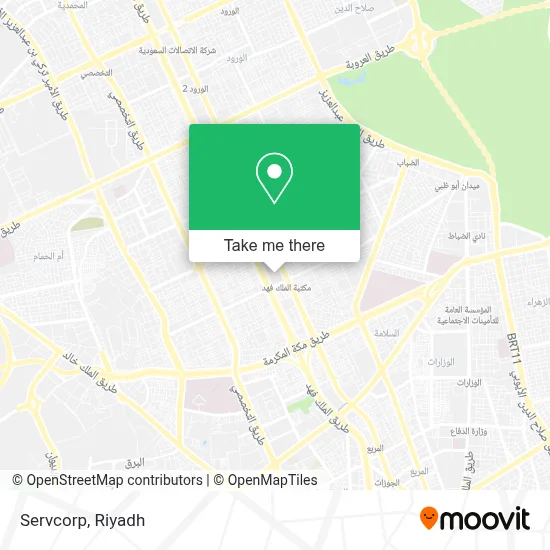 Servcorp map