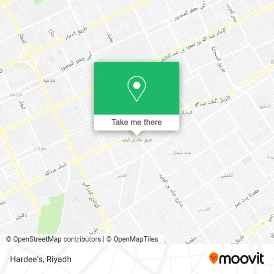 Hardee's map