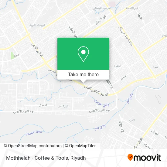 Mothhelah - Coffee & Tools map