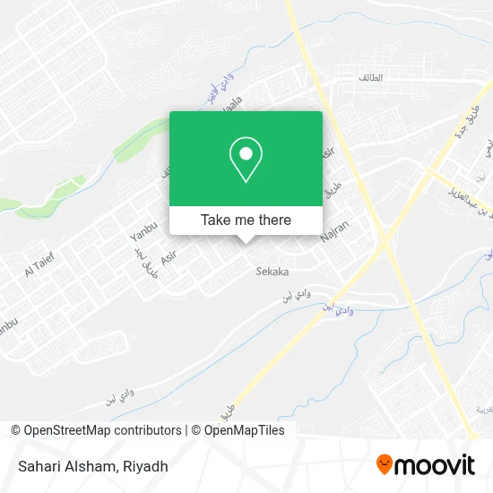 Sahari Alsham map