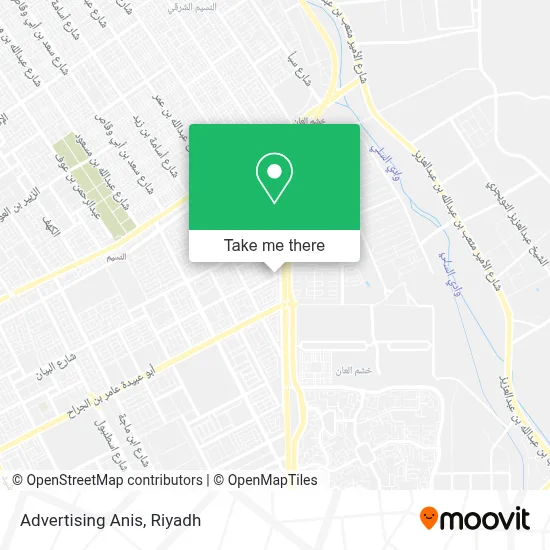 Advertising Anis map