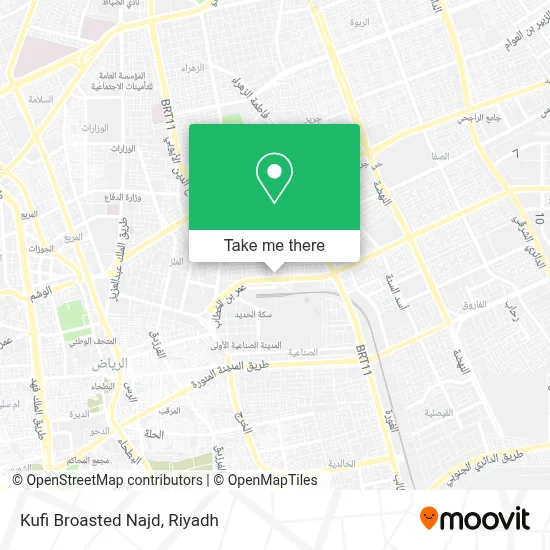 Kufi Broasted Najd map