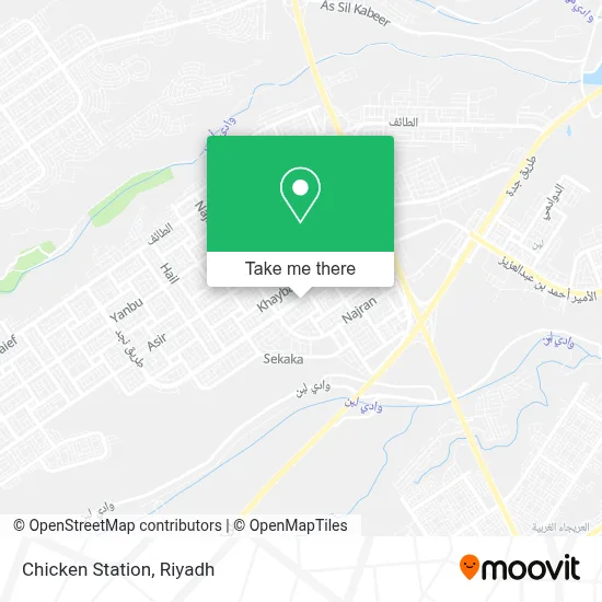 Chicken Station map