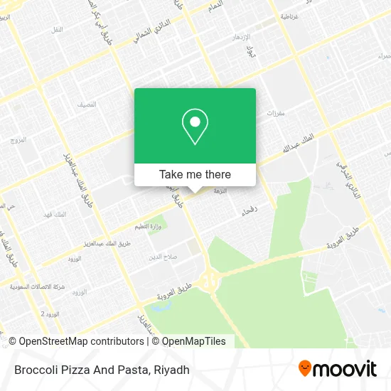 Broccoli Pizza And Pasta map