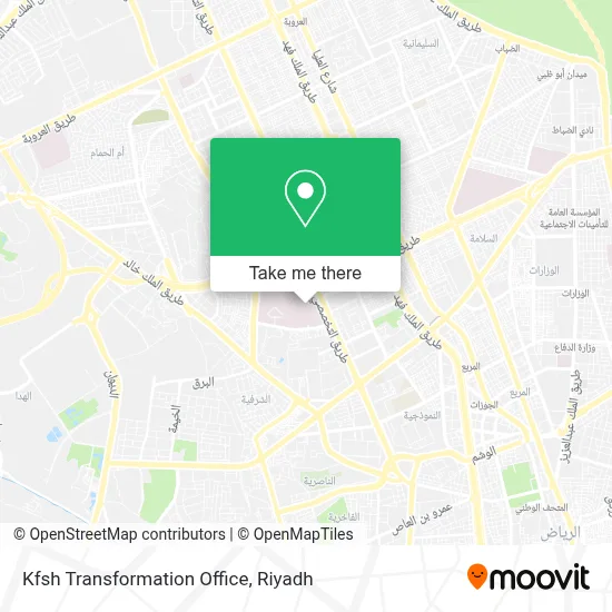 Kfsh Transformation Office map