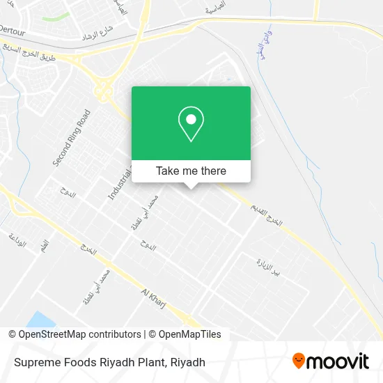 Supreme Foods Riyadh Plant map