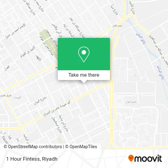 1 Hour Fintess map