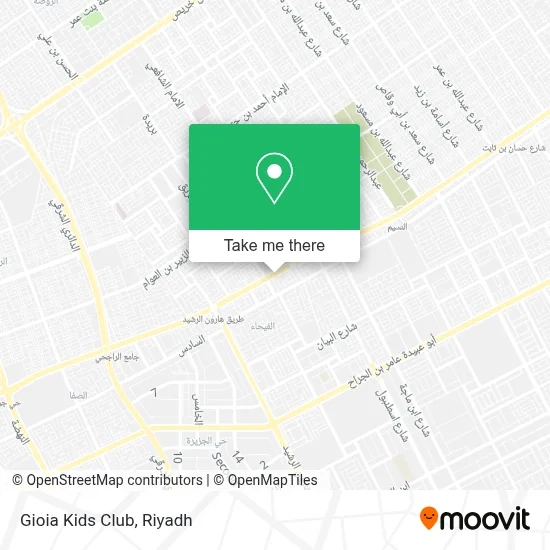 Gioia Kids Club map
