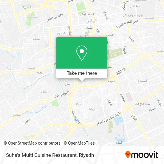 Suha's Multi Cuisine Restaurant map