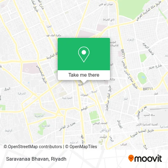Saravanaa Bhavan map