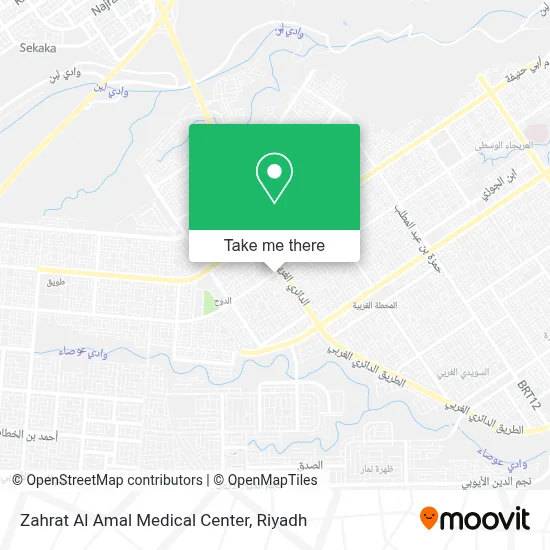 Zahrat Al Amal Medical Center map