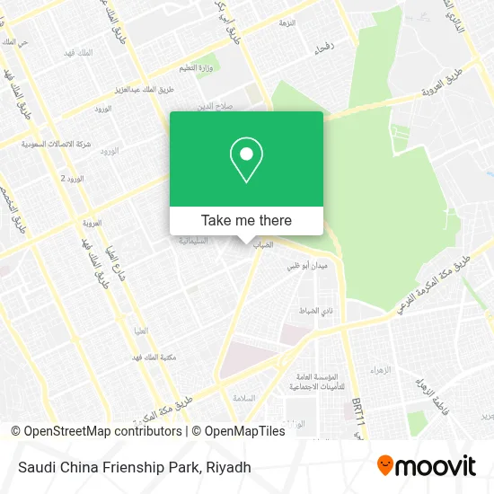 Saudi China Frienship Park map
