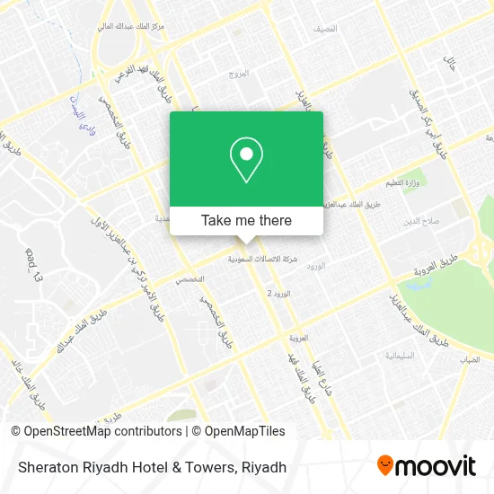 Sheraton Riyadh Hotel & Towers map