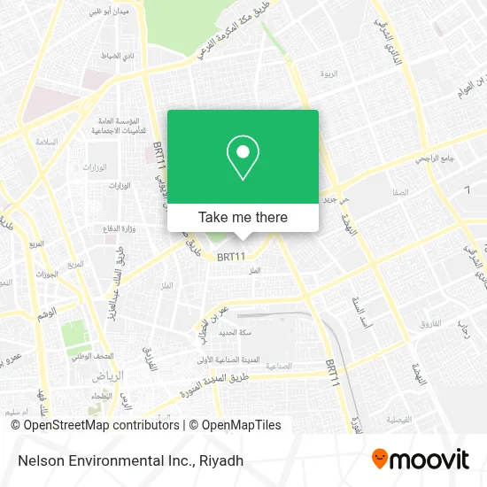 Nelson Environmental Inc. map