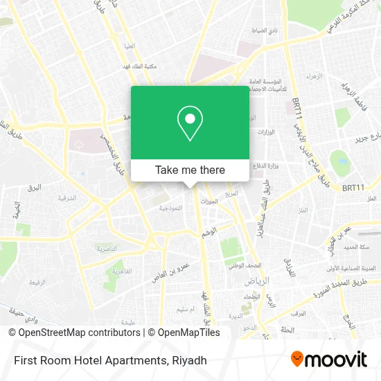 First Room Hotel Apartments map