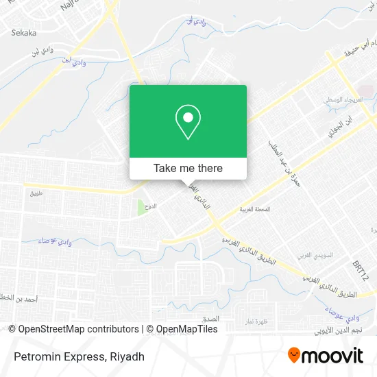 Petromin Express map