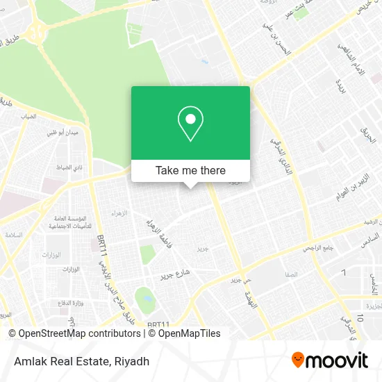 Amlak Real Estate map