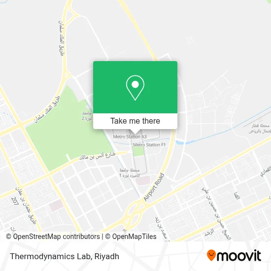 Thermodynamics Lab map