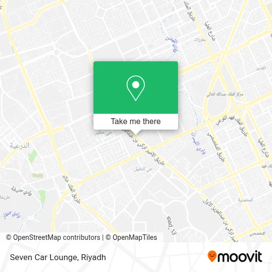 Seven Car Lounge map