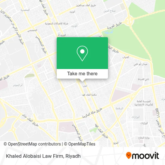 Khaled Alobaisi Law Firm map