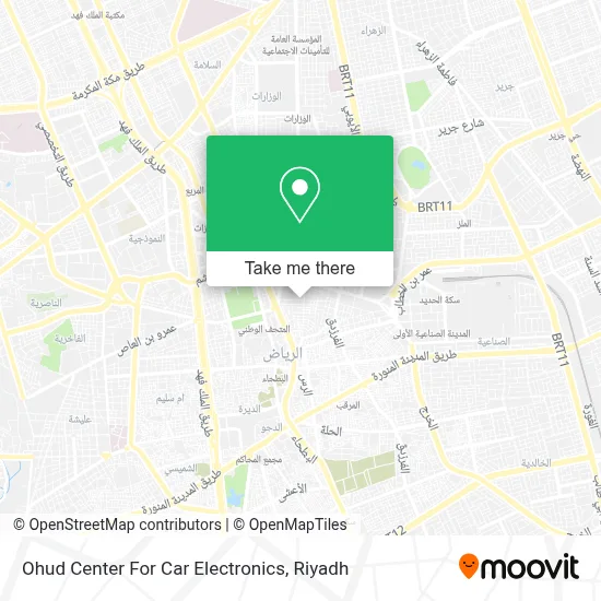 Ohud Center For Car Electronics map