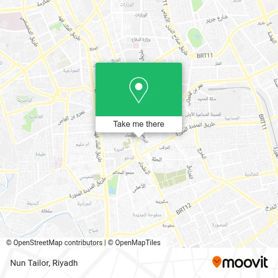 Nun Tailor map