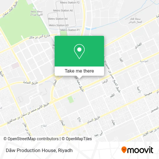 Dāw Production House map