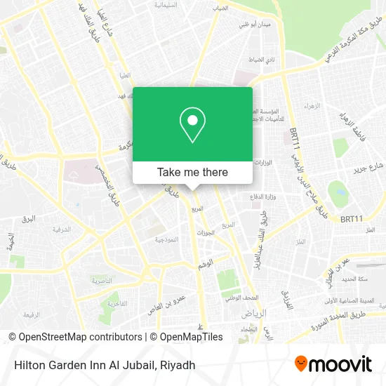 Hilton Garden Inn Al Jubail map