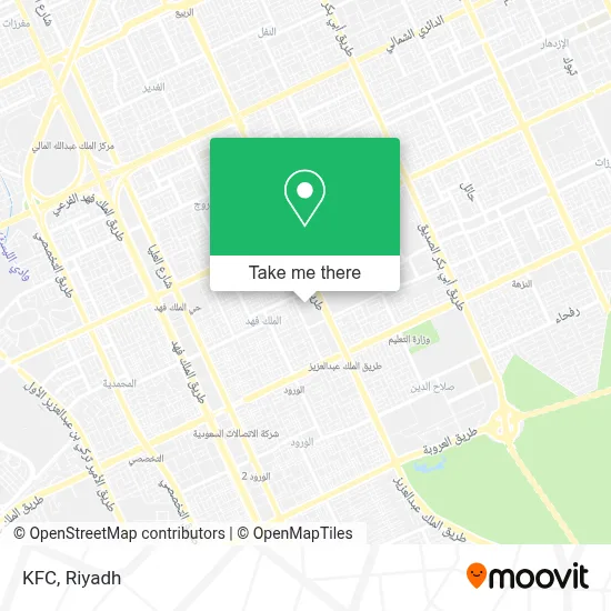 KFC map