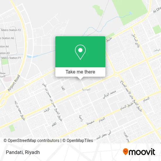 Pandati map