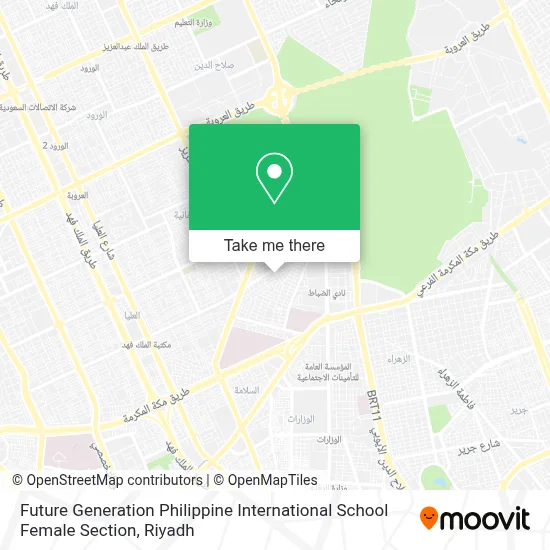 Future Generation Philippine International School Female Section map