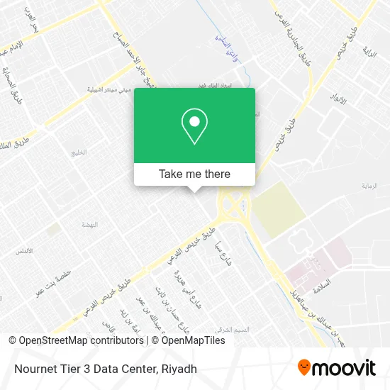 Nournet Tier 3 Data Center map