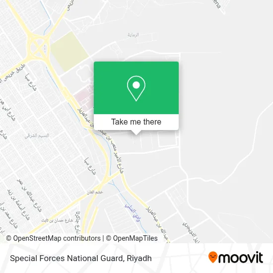 Special Forces National Guard map