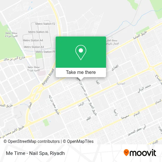 Me Time - Nail Spa map