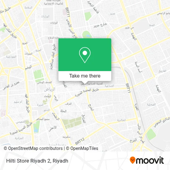 Hilti Store Riyadh 2 map
