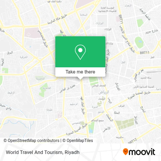 World Travel And Tourism map