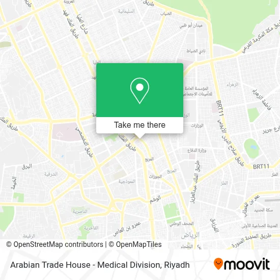 Arabian Trade House - Medical Division map