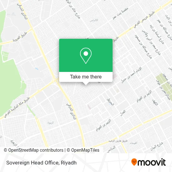 Sovereign Head Office map