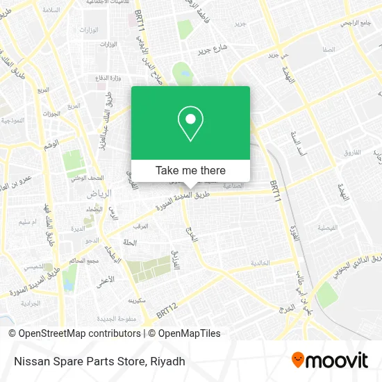 Nissan Spare Parts Store map