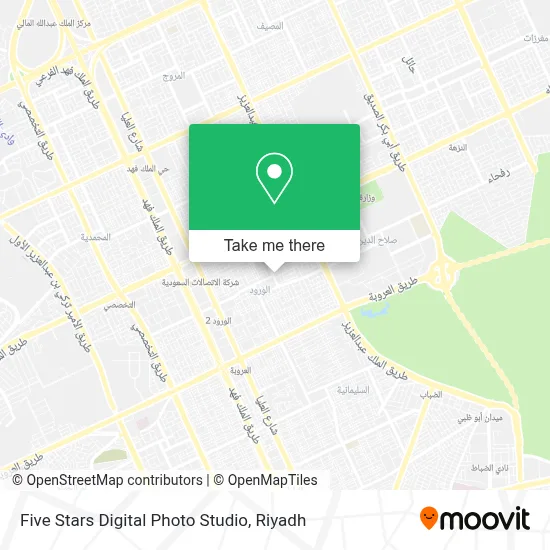 Five Stars Digital Photo Studio map