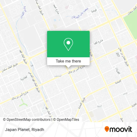 Japan Planet map