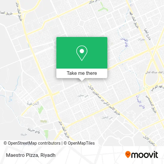 Maestro Pizza map