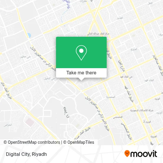 Digital City map