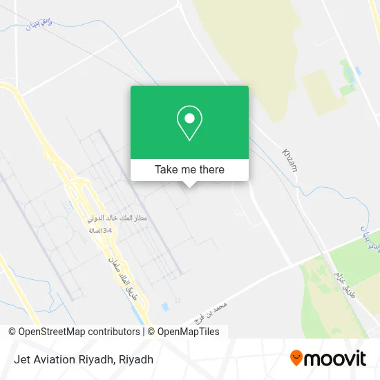 Jet Aviation Riyadh map