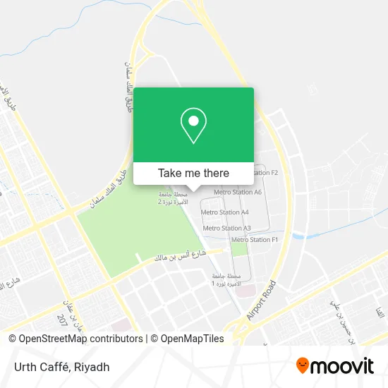 Urth Caffé map