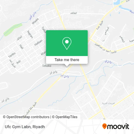 Ufc Gym Labn map