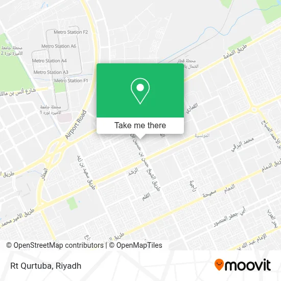 Rt Qurtuba map