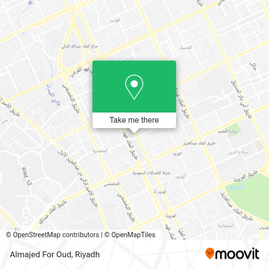 Almajed For Oud map