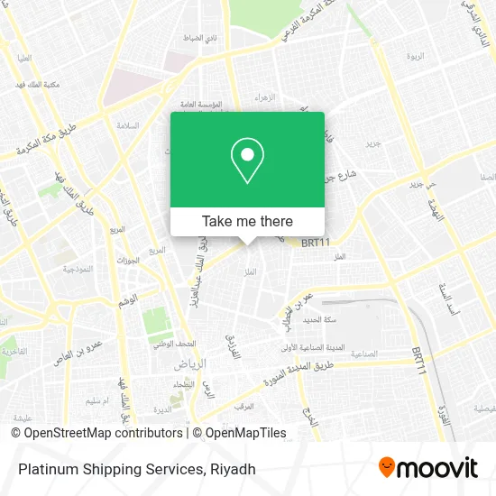 Platinum Shipping Services map