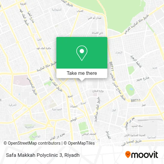 Safa Makkah Polyclinic 3 map